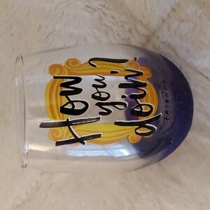 FRIENDS TEARDROP STEMLESS WINDLGLASS